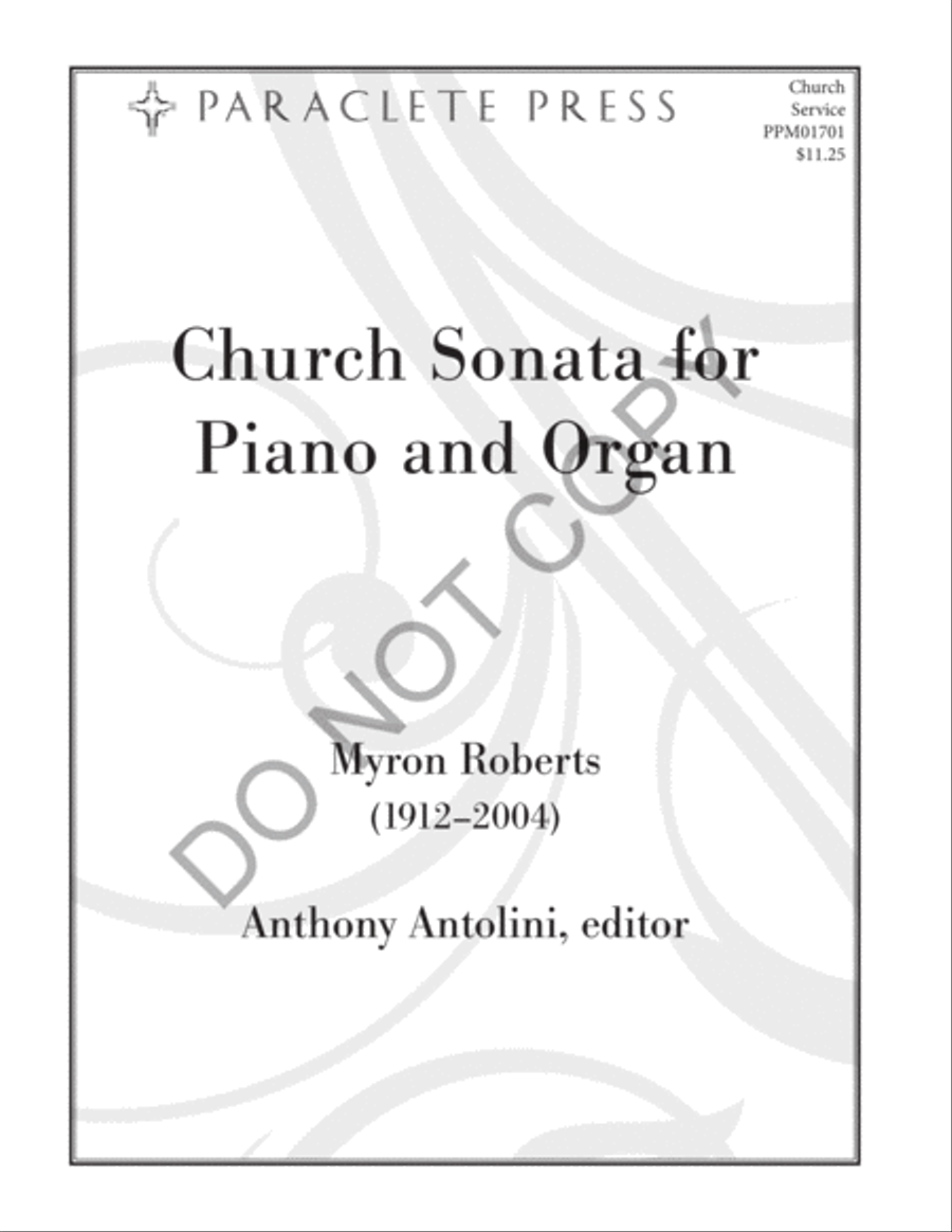 Church Sonata for Piano and Organ image number null