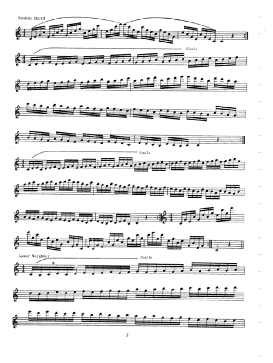 Basic Technique For All Saxophones Alto Saxophone scores gallery preview page 3