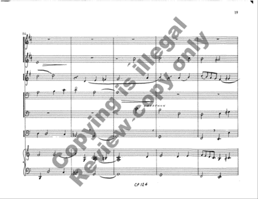 Liturgical Sonata Trombone scores gallery preview page 19