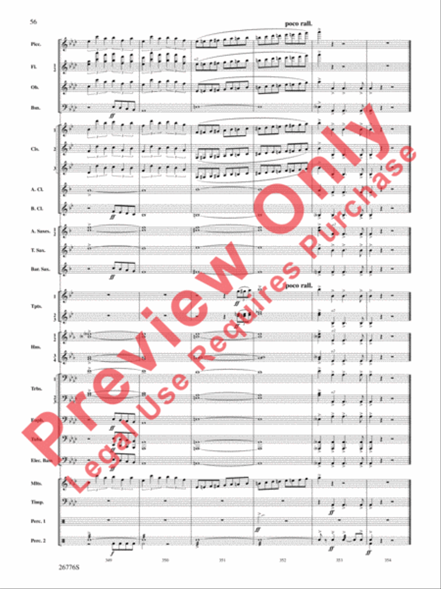 The Music of Disneyland Concert Band scores gallery preview page 57