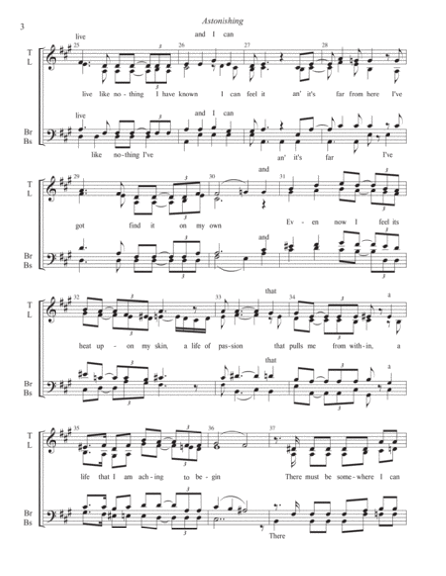 Astonishing 4-Part scores gallery preview page 3