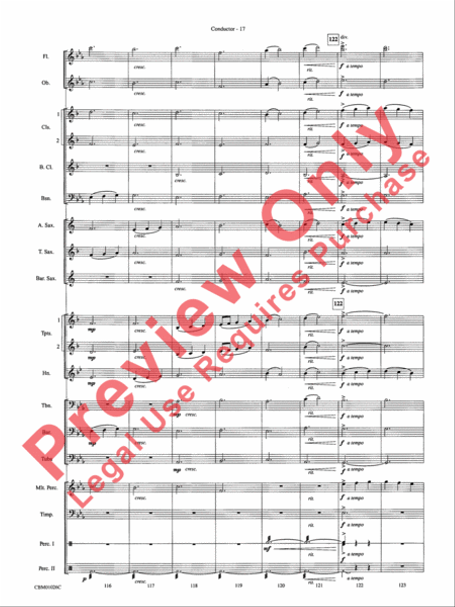Harry Potter, Highlights from Concert Band scores gallery preview page 19