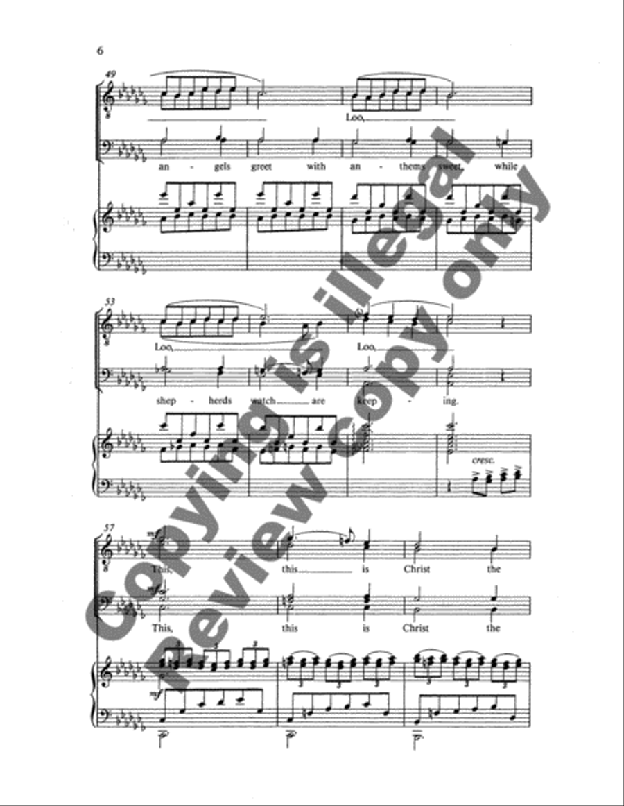 Christmas Trilogy: 2. What Child Is This? TTBB scores gallery preview page 9