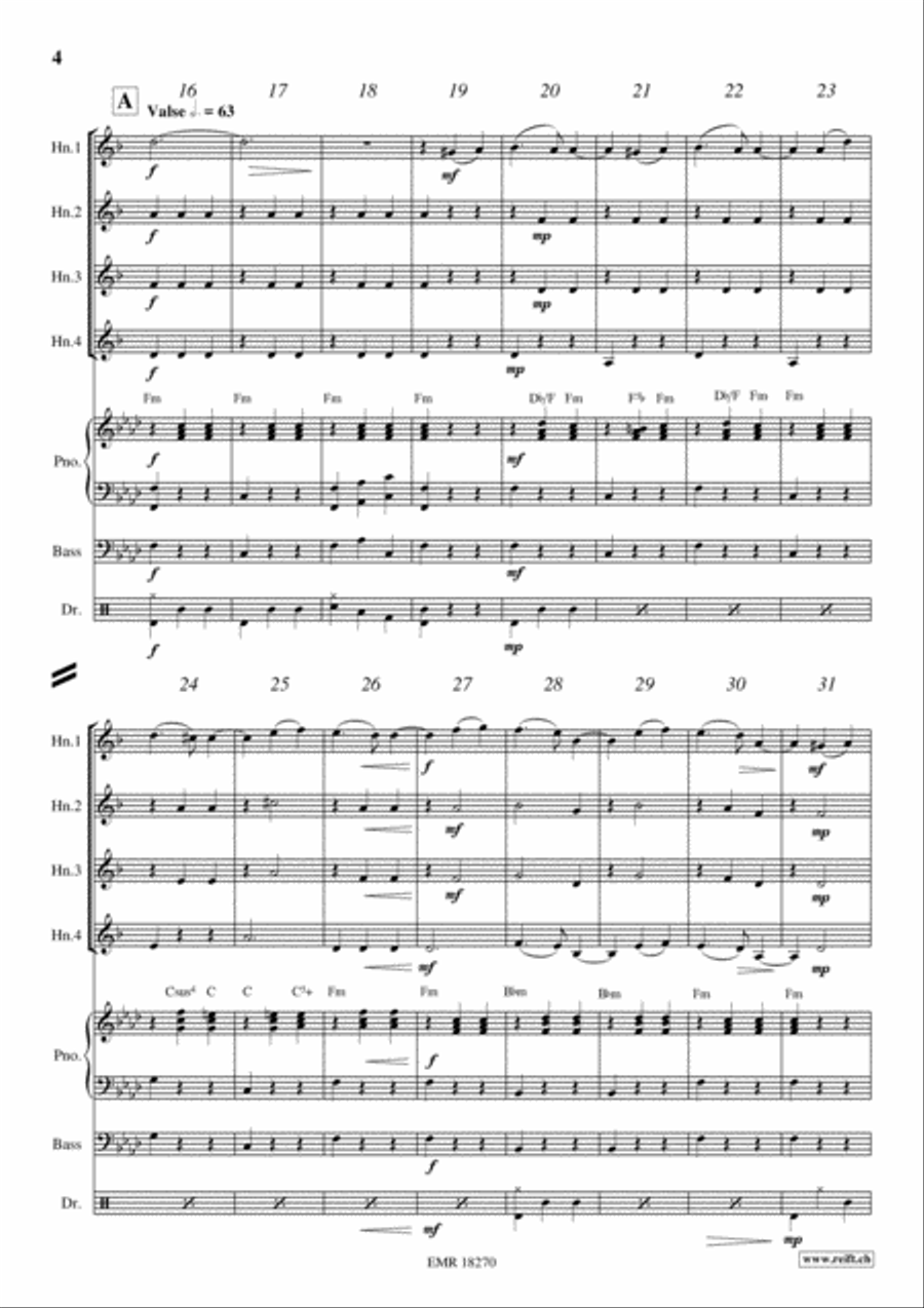 Les Yeux Noirs Horn scores gallery preview page 4