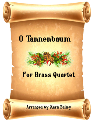Book cover for Oh Tannenbaum (Brass Quartet)