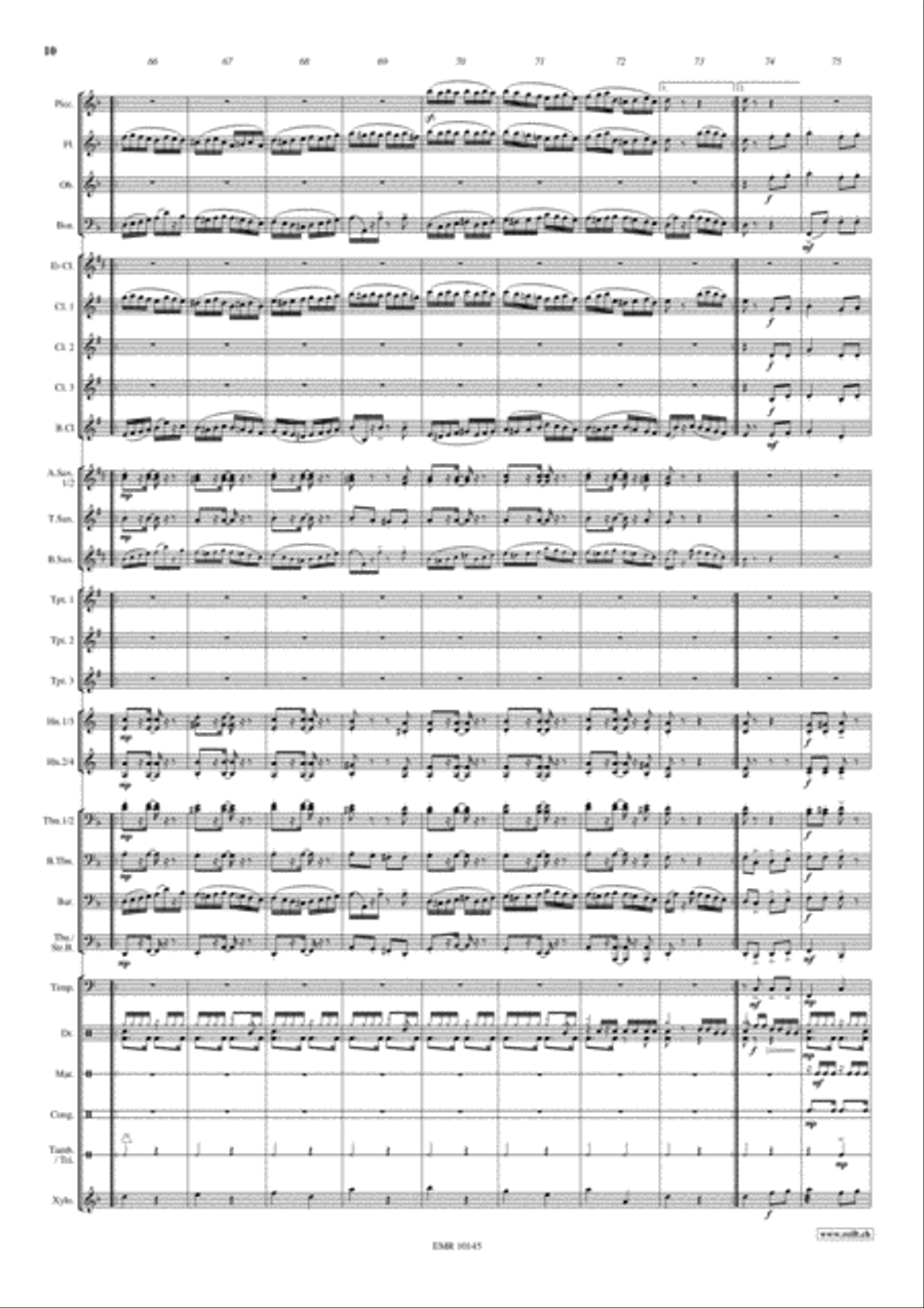 Samba..alla Turca Samba..alla Turca Concert Band scores gallery preview page 11