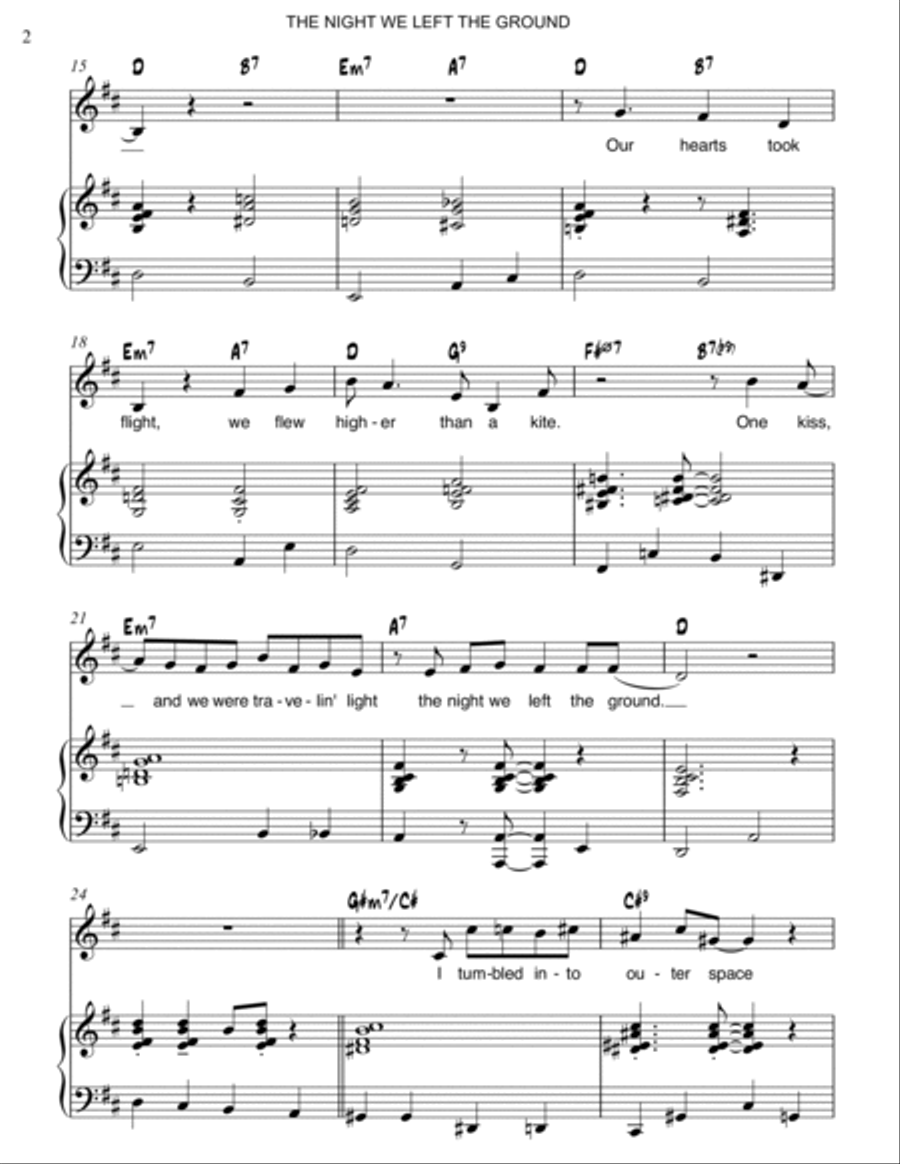The Night We Left the Ground Voice scores gallery preview page 2