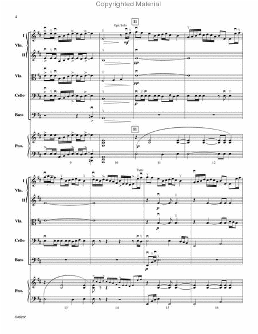 Ellis Island String Orchestra scores gallery preview page 3