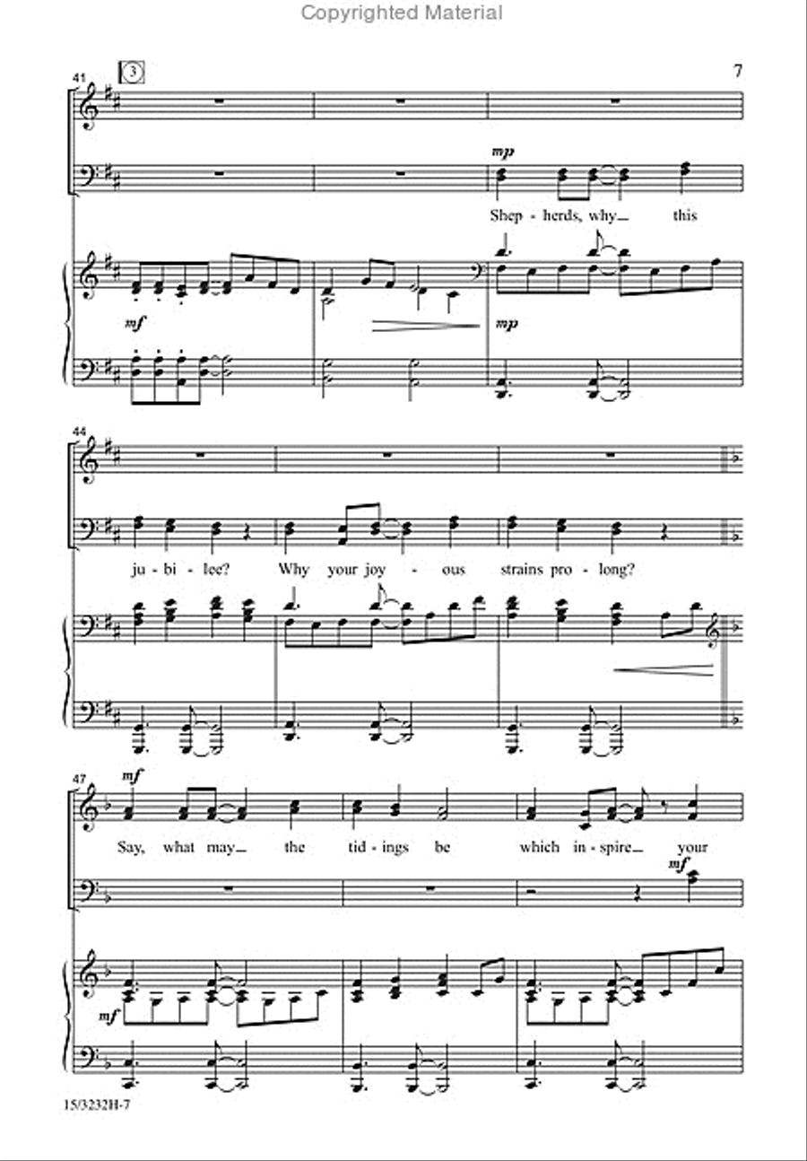 Gloria! Sing Gloria! 4-Part scores gallery preview page 6
