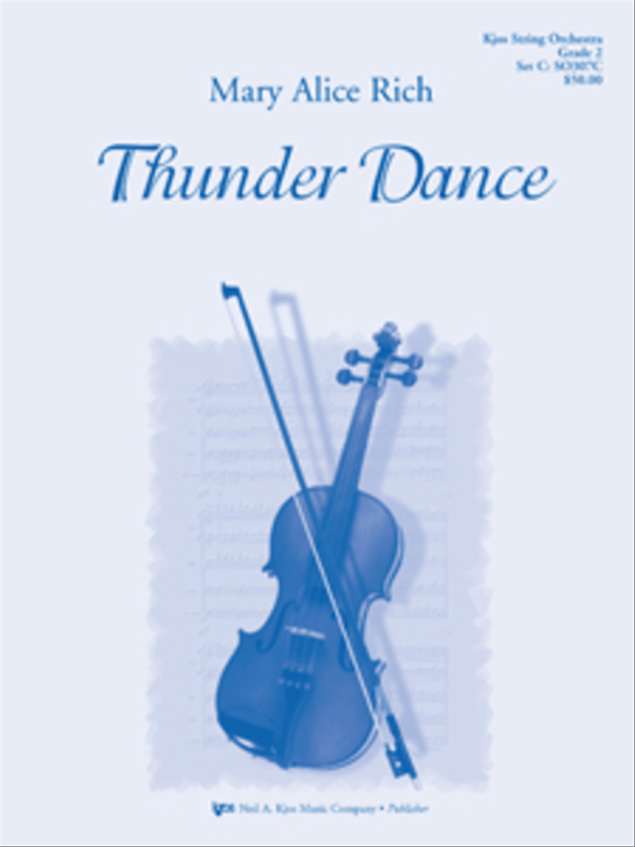 Thunder Dance Thunder Dance String Orchestra scores gallery preview page 1
