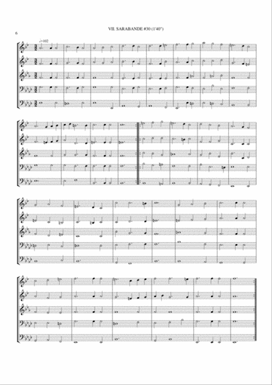 16 Brass Pieces for 5 Voices Brass Quintet scores gallery preview page 6