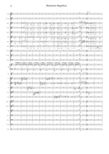 Manchester Magnificat - full orchestral version, score, parts and choral reduction image number null