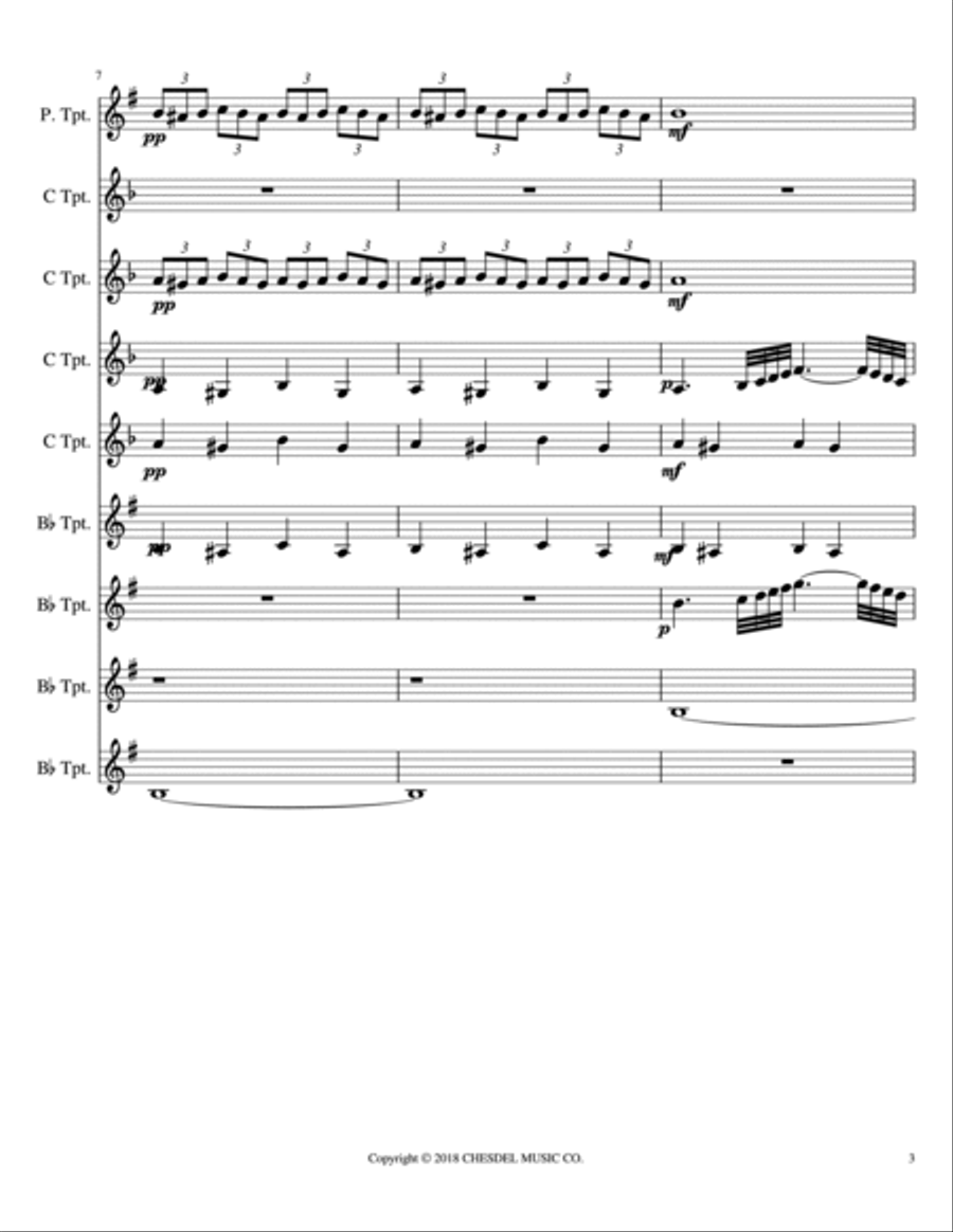 Night On Bald Mountain (mussorgsky) Brass Ensemble scores gallery preview page 3
