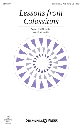 Book cover for Lessons from Colossians