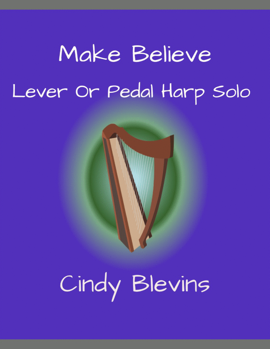 Make Believe, original solo for Lever or Pedal Harp image number null