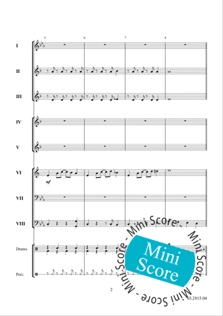 Paseo de Otono Concert Band scores gallery preview page 6