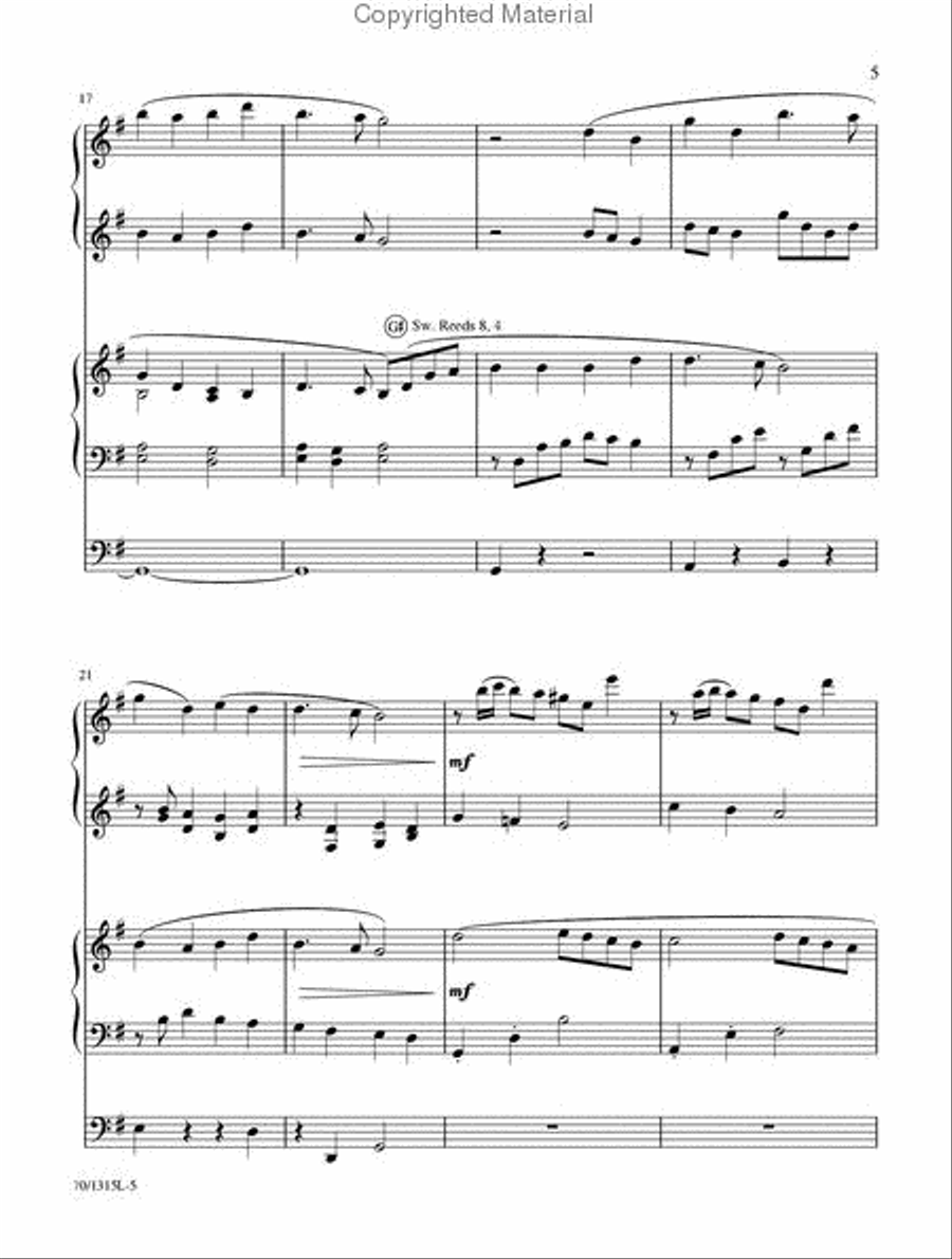 A Christmas Tapestry A Christmas Tapestry Organ scores gallery preview page 4