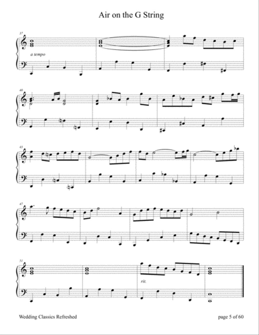 Wedding Classics Refreshed, Book 1: Preludes, Interludes, Postludes (A Collection of 20 Piano Solos) Piano Solo scores gallery preview page 5