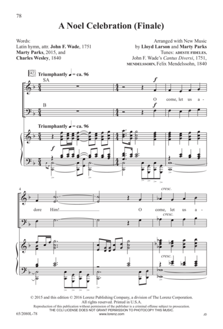 A Noel Celebration 3-Part scores gallery preview page 42