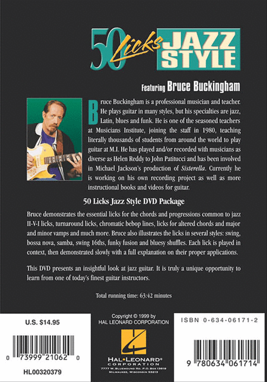 50 Licks Jazz Style Electric Guitar scores gallery preview page 2