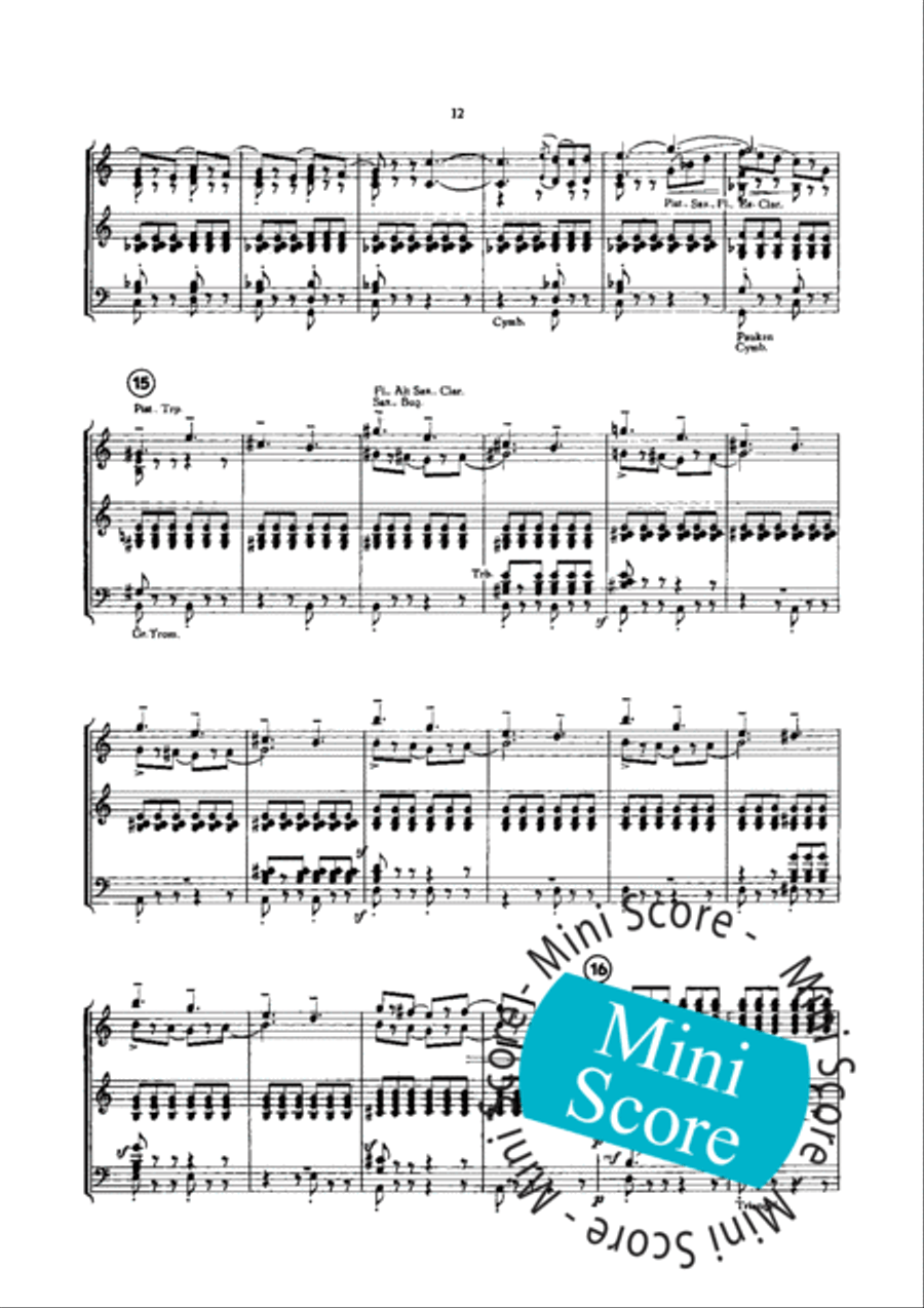 London Suite Concert Band scores gallery preview page 16