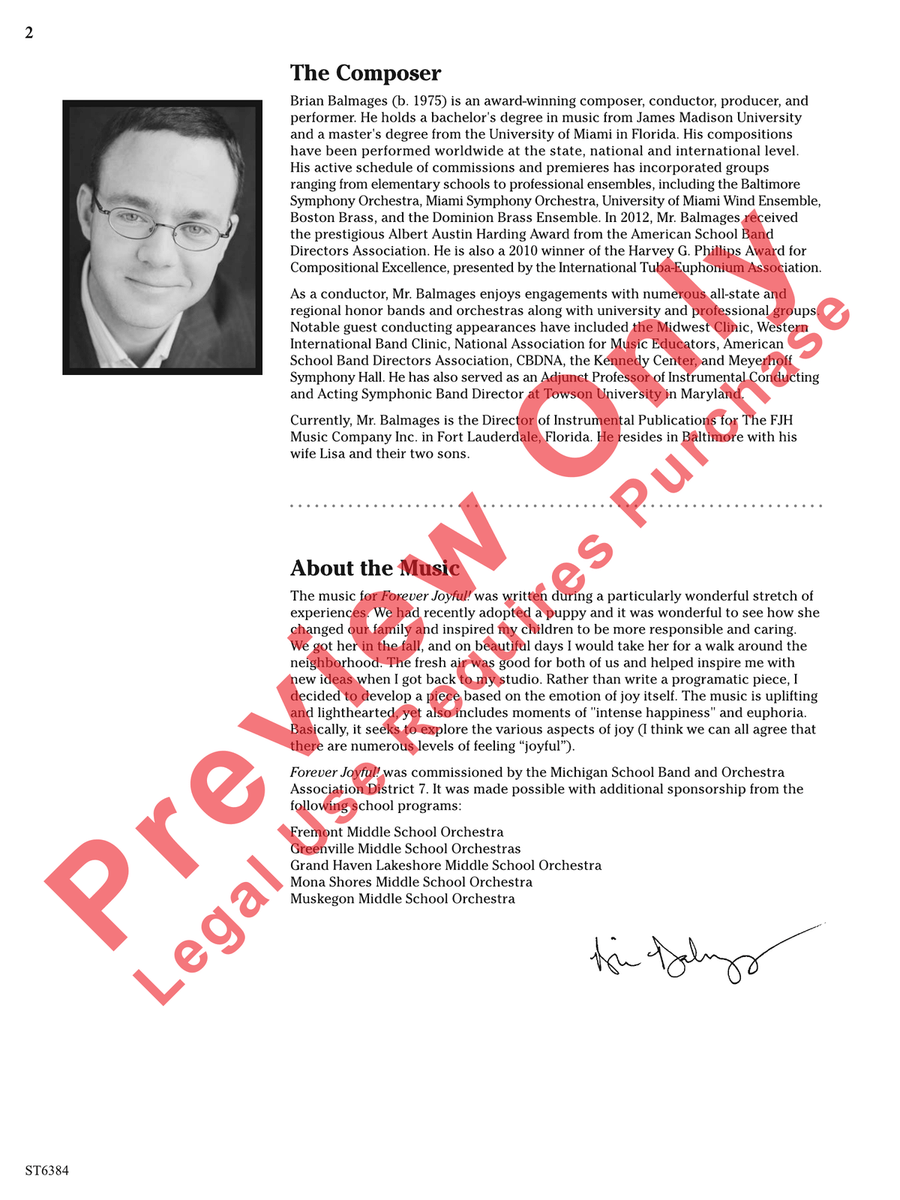 Forever Joyful! Forever Joyful! String Orchestra scores gallery preview page 3