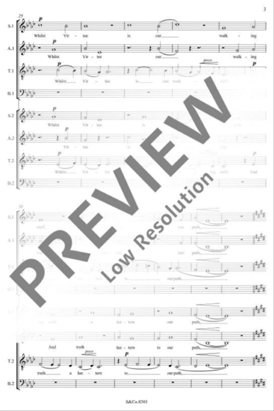 Shepherd's Song SSAATTBB scores gallery preview page 8