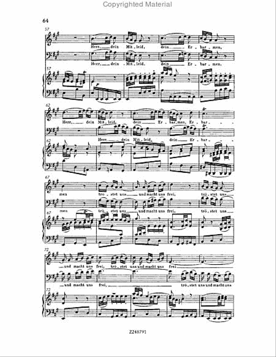 Christmas Oratorio, BWV 248 Choir scores gallery preview page 63