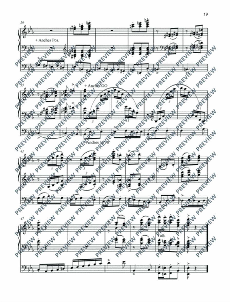 The Carnival of the Animals Organ scores gallery preview page 20