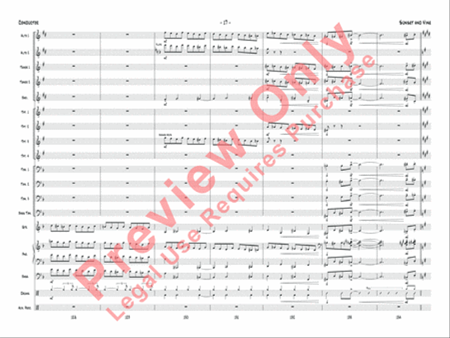 Sunset and Vine Jazz Ensemble scores gallery preview page 20