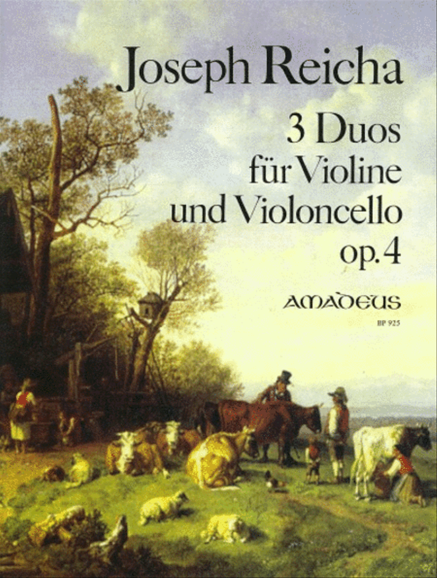 3 Duos op. 4 3 Duos op. 4 Cello scores gallery preview page 1