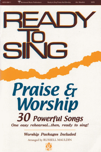 Ready To Sing Praise and Worship, Volume 1 (Split Track Accompaniment CD) image number null