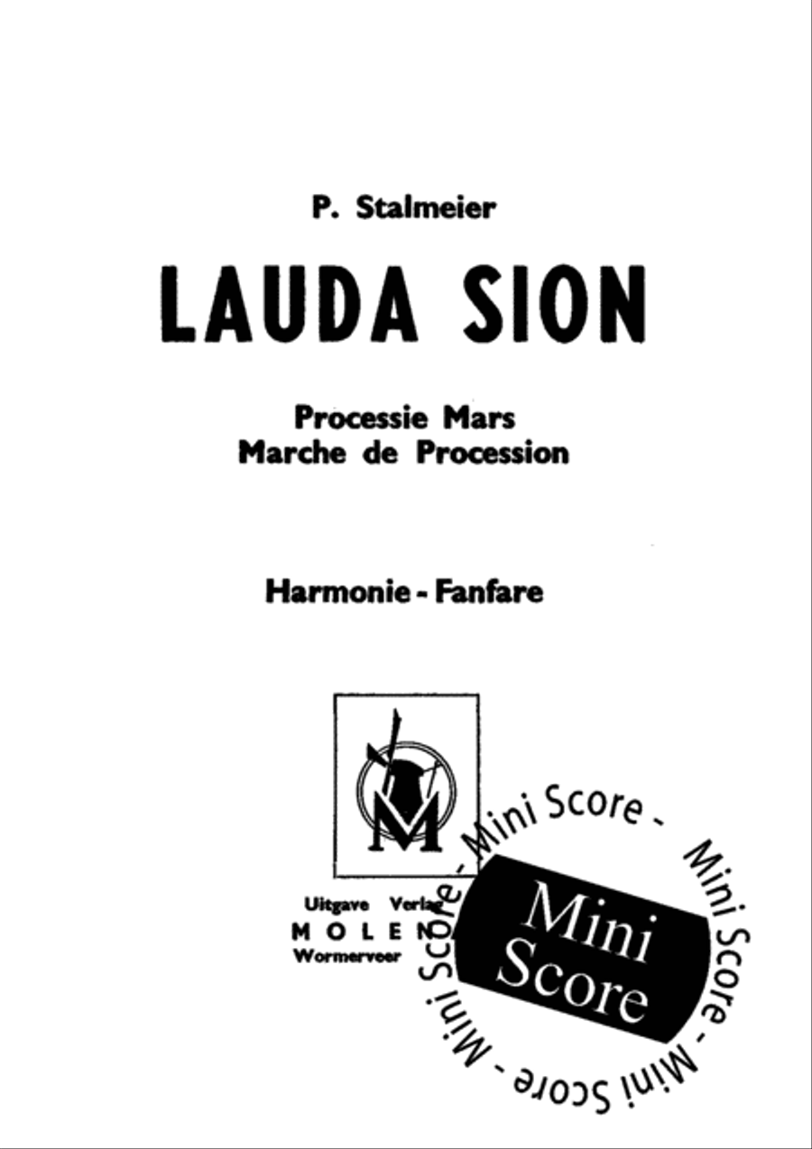 Lauda Sion Lauda Sion Fanfare Band scores gallery preview page 3