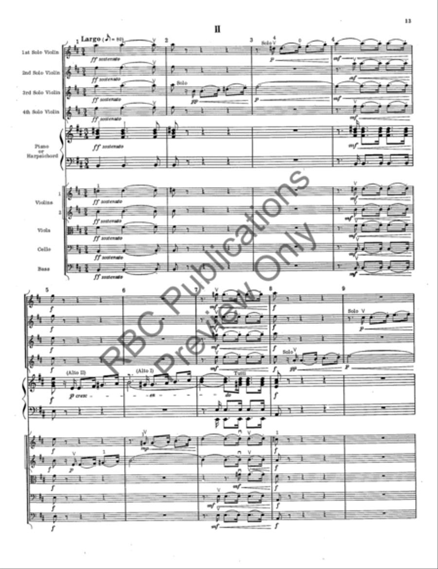Concerto In B Minor Concerto In B Minor String Orchestra scores gallery preview page 16