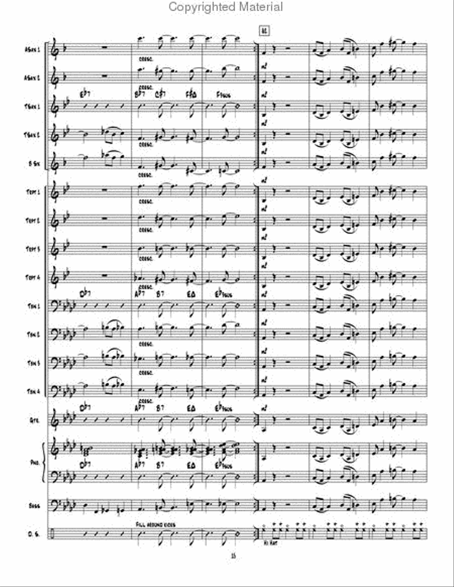 Junk Mix and Hubcap Sale Junk Mix and Hubcap Sale Jazz Ensemble scores gallery preview page 16