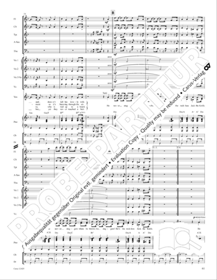 Circus Allegro Choir scores gallery preview page 62