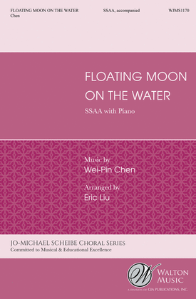 Book cover for Floating Moon on the Water (SSAA)