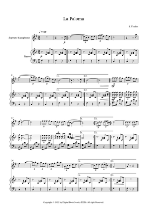 La Paloma - Sebastian Yradier (Soprano Sax + Piano)
