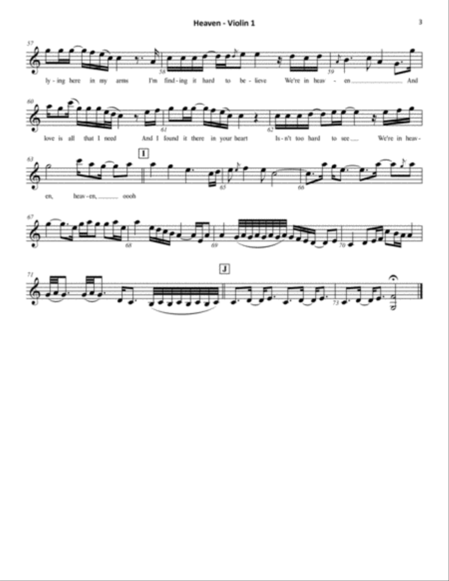 Heaven String Quartet scores gallery preview page 3