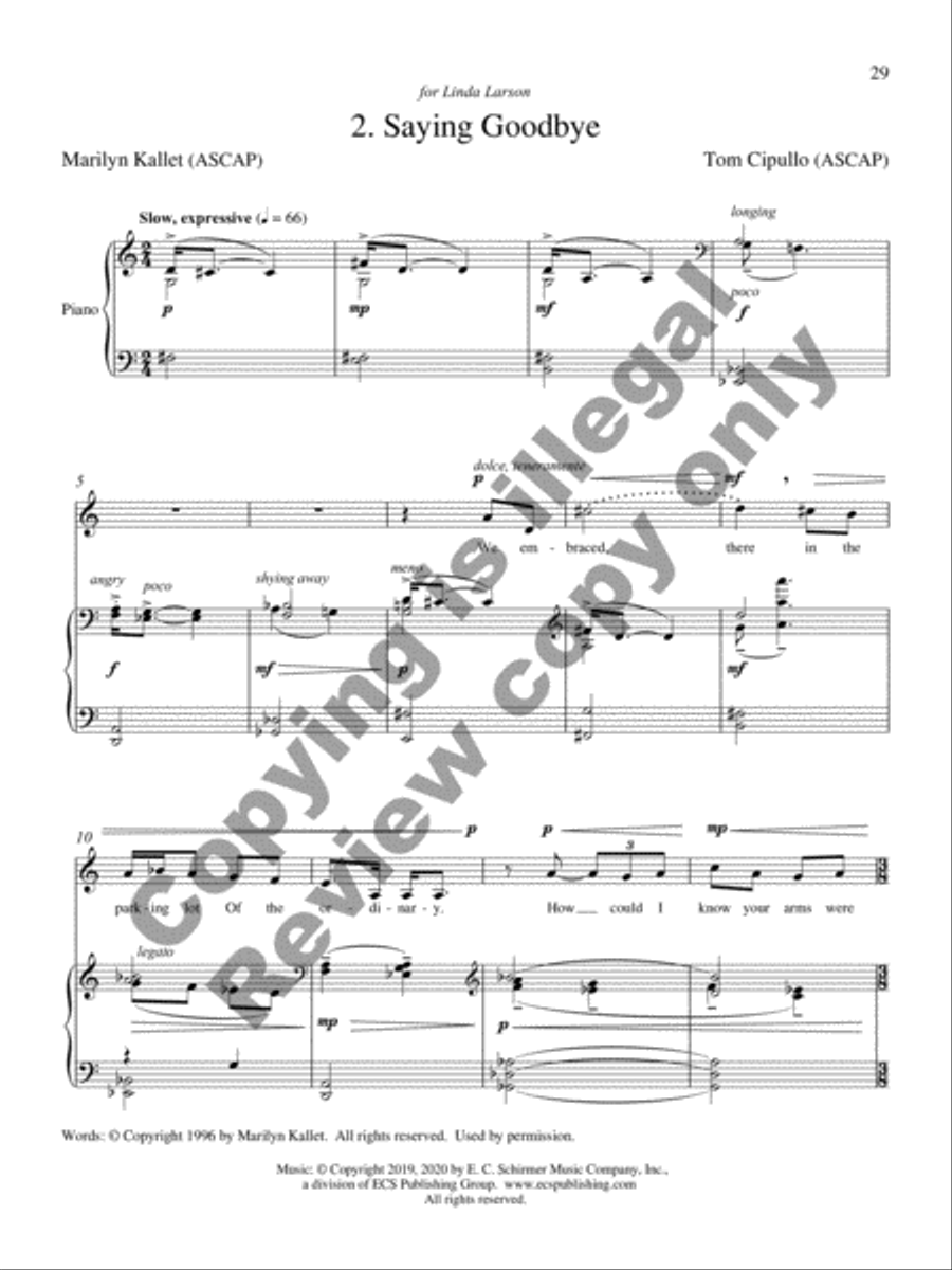 Songs for Mezzo-Soprano Mezzo-Soprano Voice scores gallery preview page 17