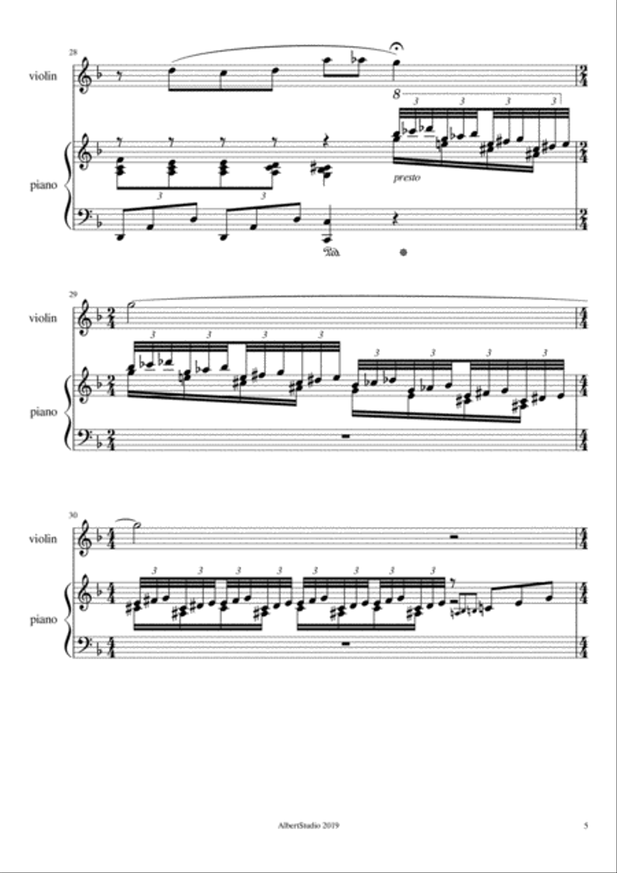 Sentimentality Sentimentality Violin Solo scores gallery preview page 5