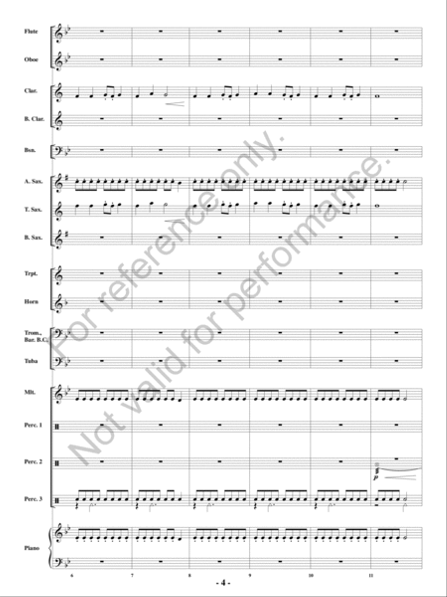 Appalachian Folk Dance Appalachian Folk Dance Concert Band scores gallery preview page 3