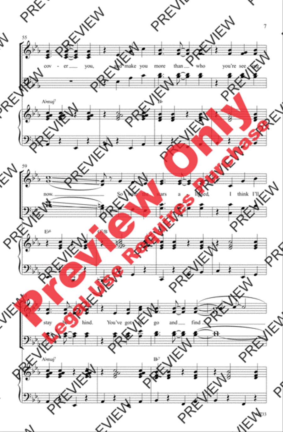 Someone in the Crowd 4-Part scores gallery preview page 7