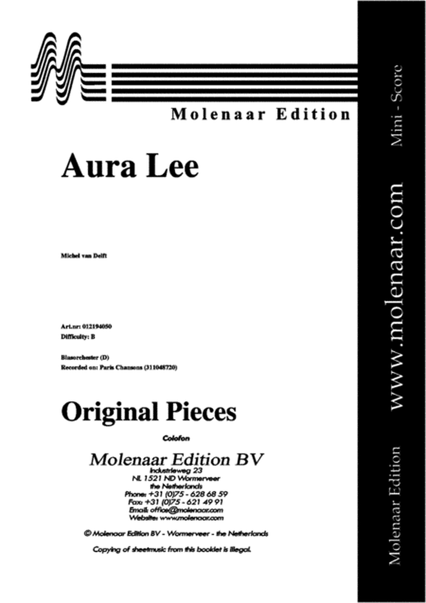 Ouverture Aura Lee image number null