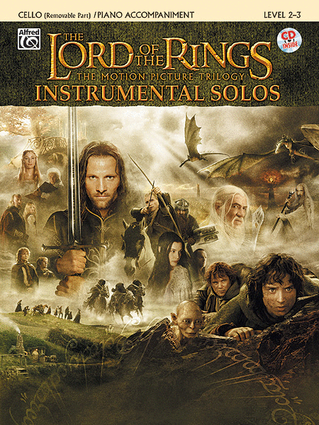 The Lord of the Rings - Instrumental Solos (Cello/Piano) by Howard Shore Piano Accompaniment - Sheet Music