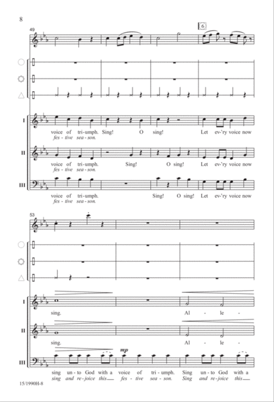 Sing! O Sing!