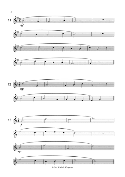 SIGHT-READING & TRANSPOSITION TESTS FOR SAXOPHONE GRADES 1-5
