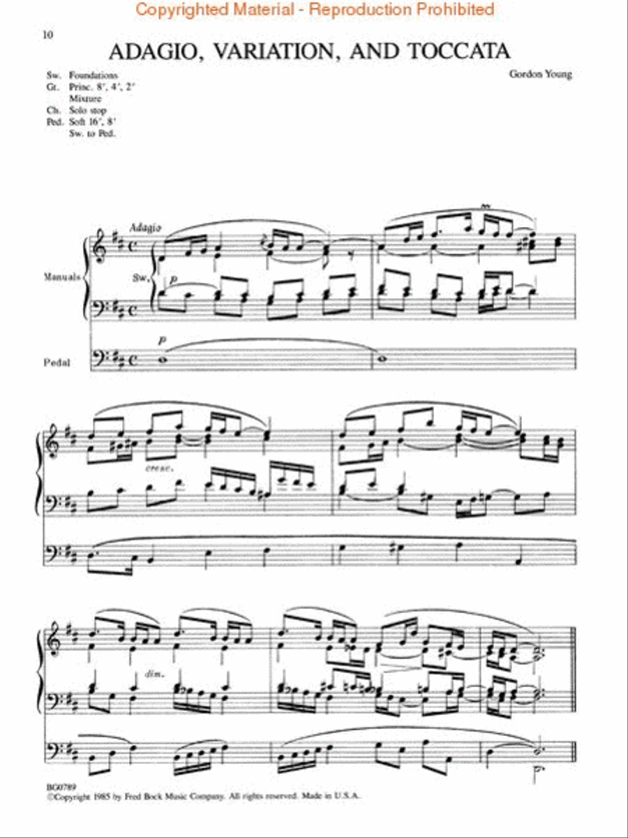 Preludes for Worship – Volume 3 Organ scores gallery preview page 3