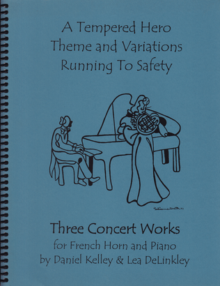 Book cover for Three Concert Works for Horn and Piano