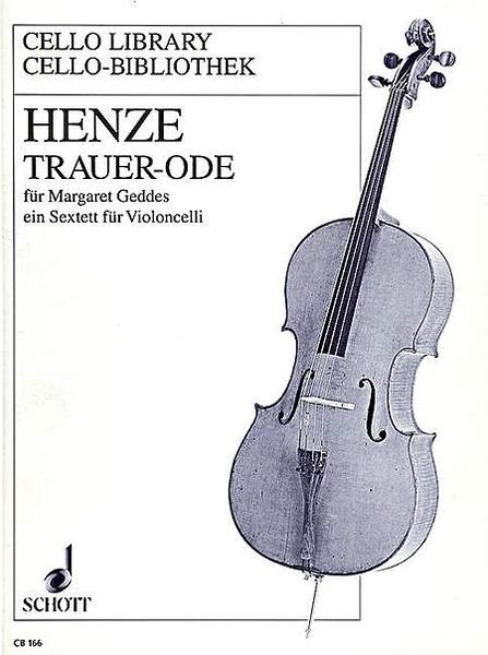 Henze Trauer-ode For M.geddes 6vc Sc/pts